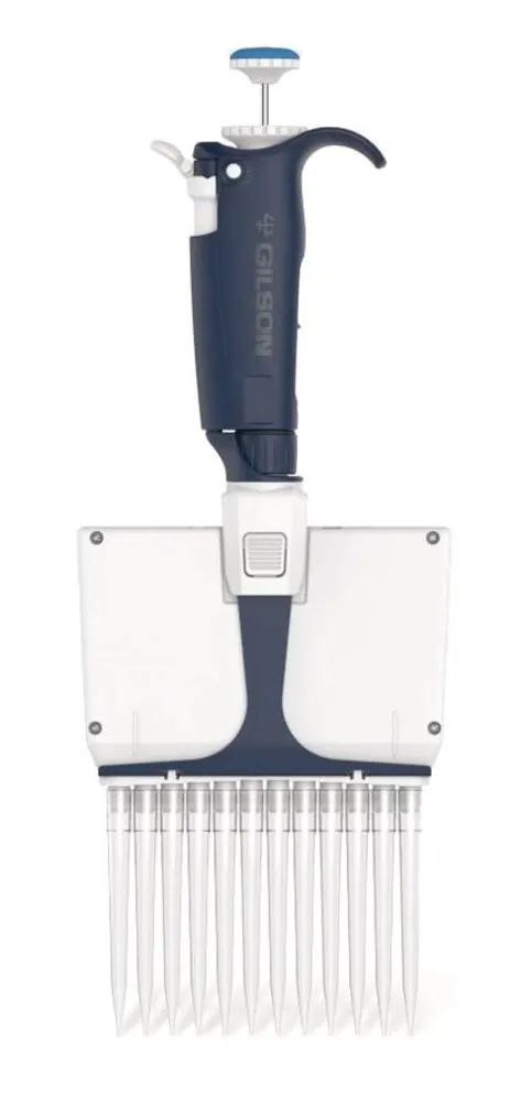 Pipetă multicanal de microlitri, Pipetman® L 12 canale, 100-1200 µl, 1 bucată — Carl Roth, cod 1NCY.1