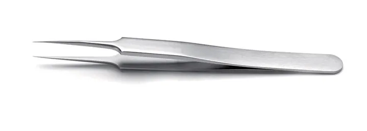 ROTILABO® pensetă de precizie, Dreaptă titan tip 5 L 110mm, SS 0.15mm — Carl Roth, cod 1P2K.1