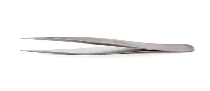ROTILABO® pensetă de precizie, Dreaptă DX tip 3, L 120 mm, SS 0.05 mm — Carl Roth, cod 1P2N.1