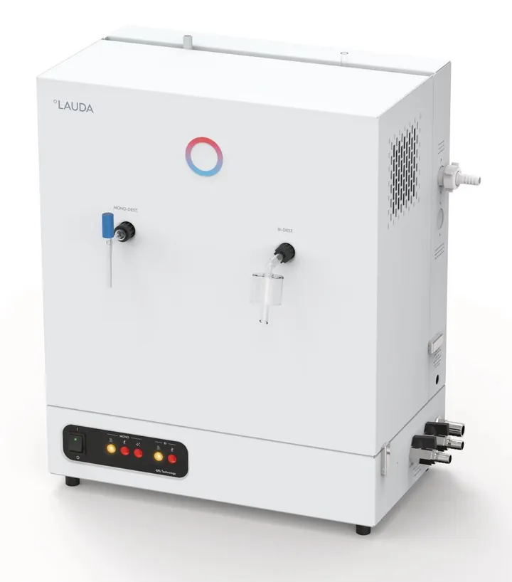Distilator de apă Puridest PD 4 D, 2.2 µS/cm / 1.6 µS/cm, 4 l/h, 1 bucată — Carl Roth, cod 1P89.1