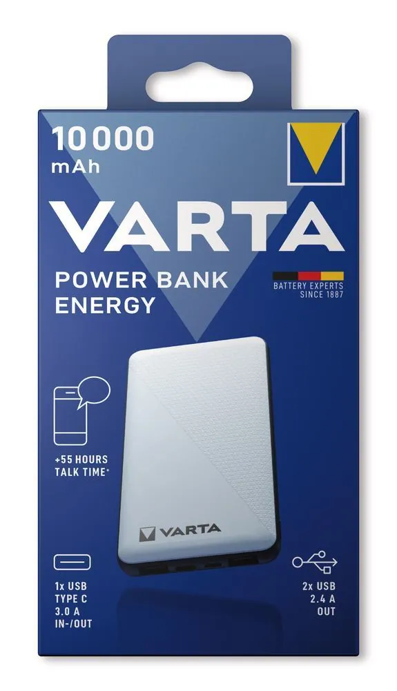 Power Bank Energy, 10.000 mAh, 1 bucată — Carl Roth, cod 1PL4.1