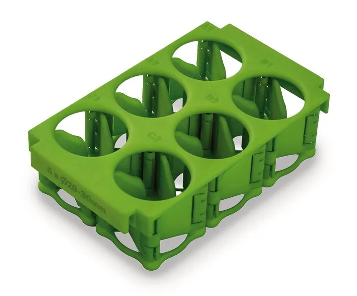 Inserție cutie de depozitare pentru fiole de probă, 6 x Ø 20-30 mm, 1 bucată(ți) — Carl Roth, cod 1PPT.1