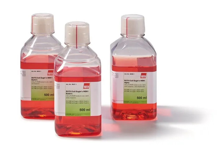 ROTI®Cell Eagle´s MEM / Earle´s, steril, cu glutamină stabilă, 500 ml, plastic — Carl Roth, cod 1TE6.1