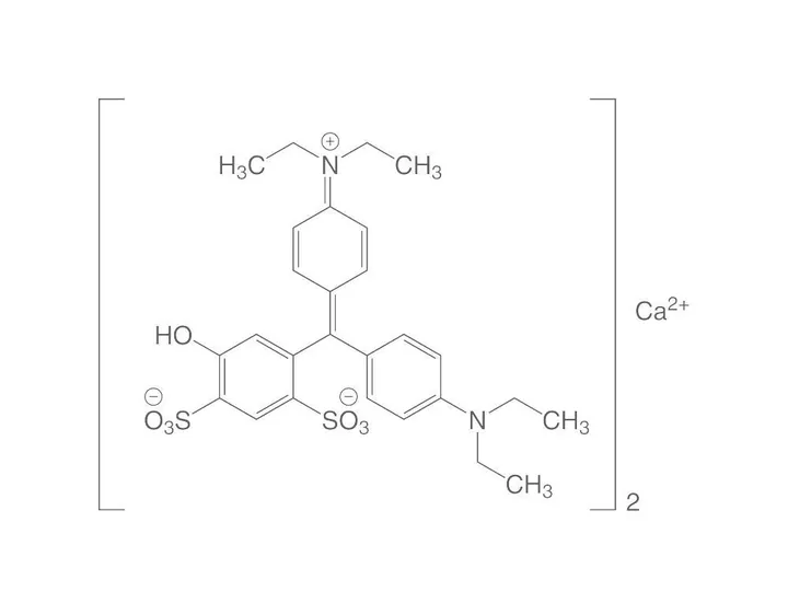 Sare de calciu a albastrului patent V (C.I. 42051), extrapur, 100 g, sticlă — Carl Roth, cod 1XTP.3
