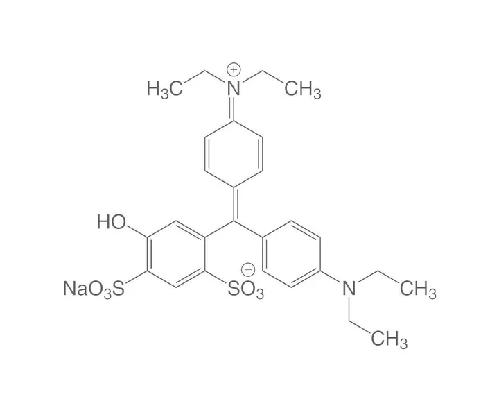 Sare de sodiu a albastrului patent V (C.I. 42051,2), extrapur, 10 g, sticlă — Carl Roth, cod 1XTT.1