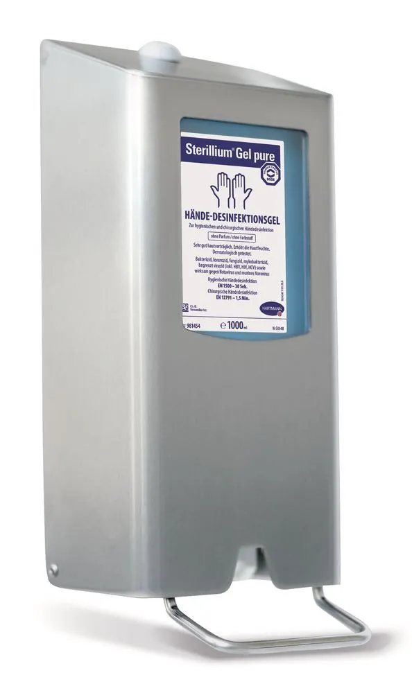 Dozator CleanSafe extra basic, Oțel inox, manual pentru flacoane de 1000ml, 1 bucată — Carl Roth, cod 1XXY.1