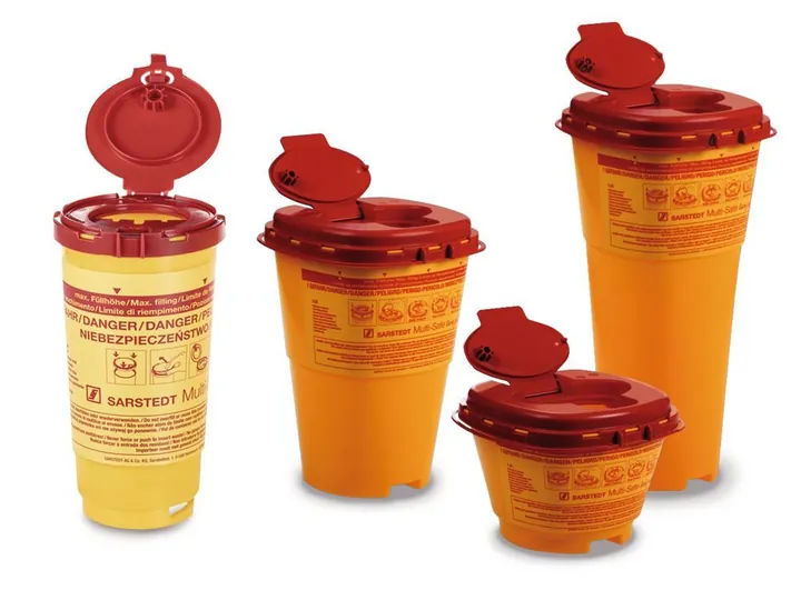 Multi-Safe twin plus 5000, Recipient pentru deșeuri, PP, 5 l, 4 bucăți — Carl Roth, cod 1XYK.2