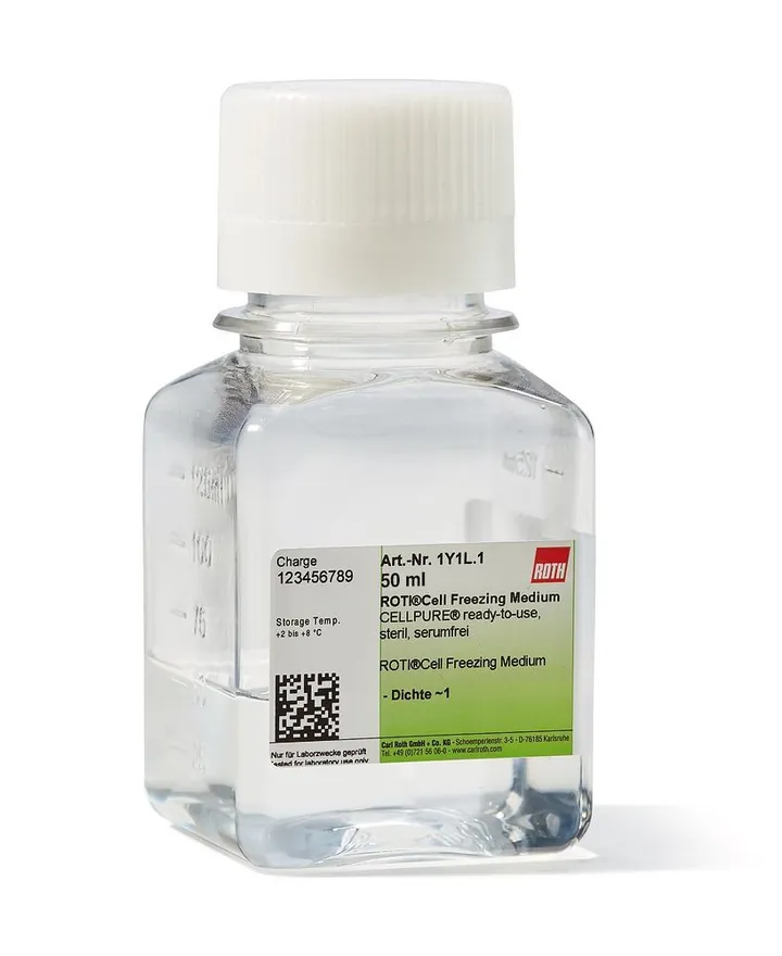 Mediu de congelare ROTI®Cell, fără ser, steril, 50 ml, plastic — Carl Roth, cod 1Y1L.1