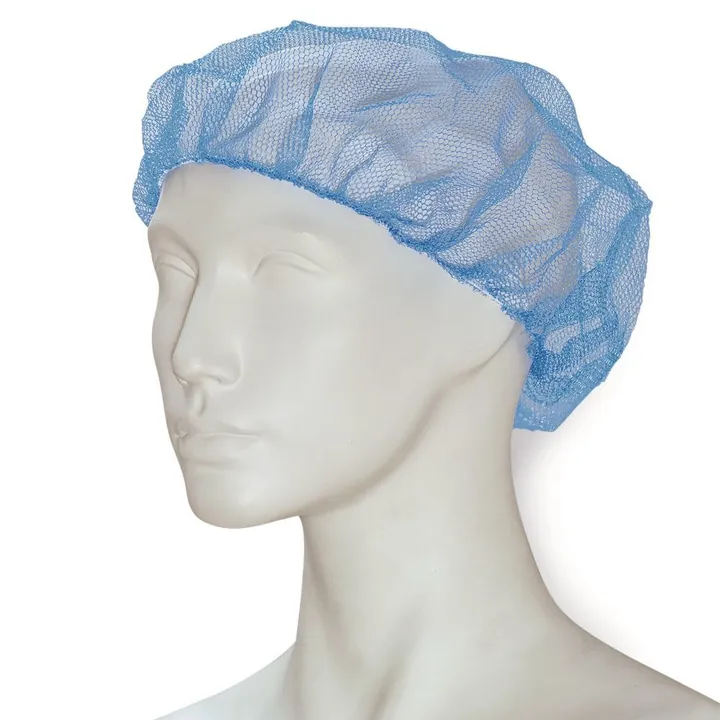Bonetă tip plasă fagure de unică folosință, nailon, albastră, Ø 53 cm, 100 bucată(ți) — Carl Roth, cod 1Y22.1