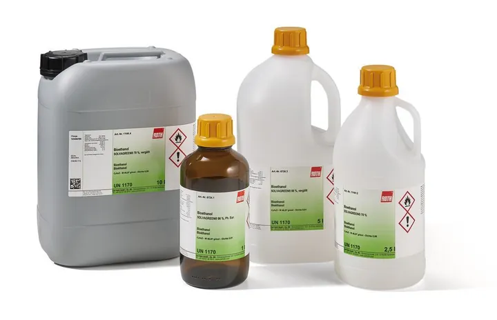 Bioetanol SOLVAGREEN®, 70 %, 5 l, plastic — Carl Roth, cod 1Y4H.3