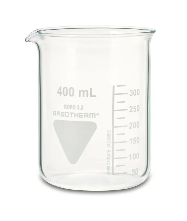 Pahar Berzelius RASOTHERM, scurt, 400 ml, 10 bucată(ți) — Carl Roth, cod 1Y92.1
