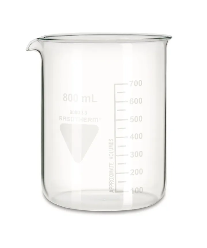 Pahar Berzelius RASOTHERM, scurt, 800 ml, 10 bucată(ți) — Carl Roth, cod 1Y94.1