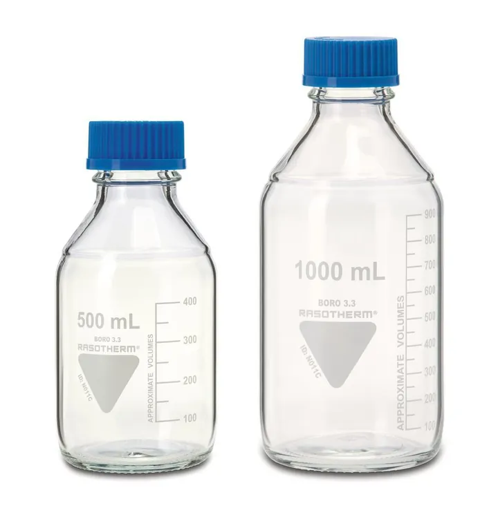 Sticlă RASOTHERM din sticlă transparentă cu filet, 10.000 ml, 1 bucată — Carl Roth, cod 1YCK.1