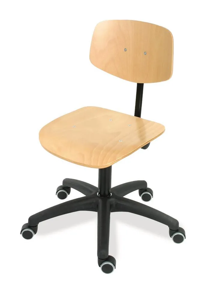 Scaun de birou model Eco, fag, role, 1 bucată — Carl Roth, cod 1YCT.1