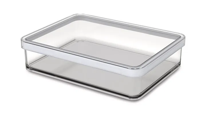 Cutie pătrată LOFT, stiren-acrilonitril alb (SAN) 1000ml, 1 bucată(ți) — Carl Roth, cod 1YL2.1