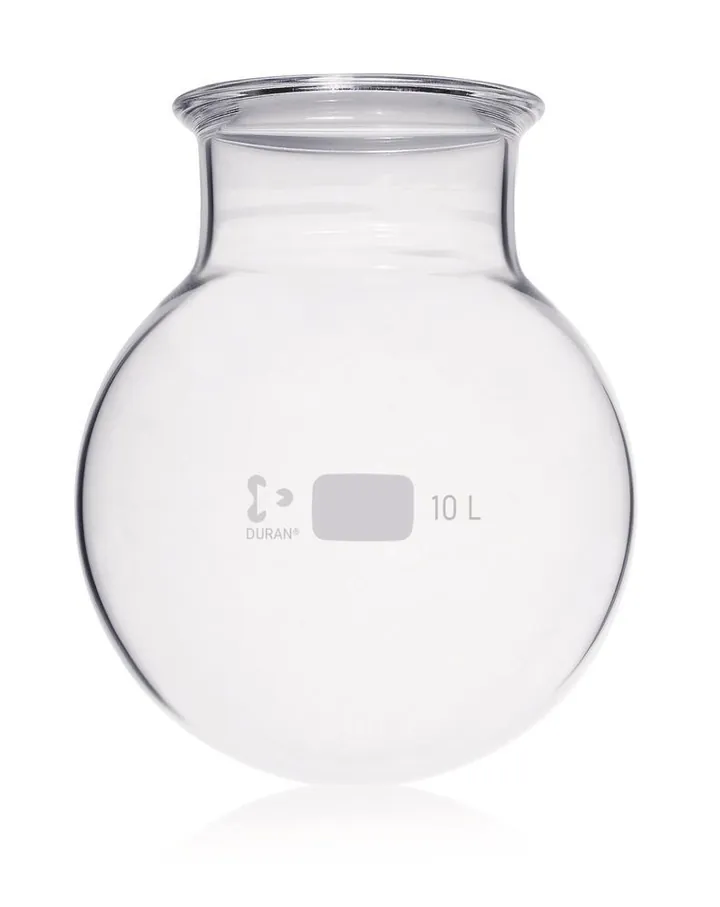 Balon cu fund rotund FF, DURAN®, DN100,, cu canelură, 10.000 ml, 1 buc. — Carl Roth, cod 1YXK.1