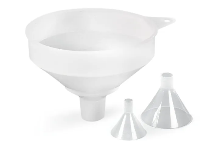 Pâlnie Rotilabo®-powder, PP, Ø interior, sus 150 mm, înălțime 138 mm, 1 bucată — Carl Roth, cod 2051.1