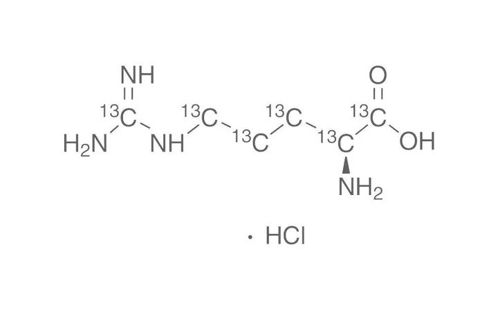 L-Arginină 13C6 monoclorhidrat, min. 98 % 13C, 100 mg, sticlă — Carl Roth, cod 2061.1
