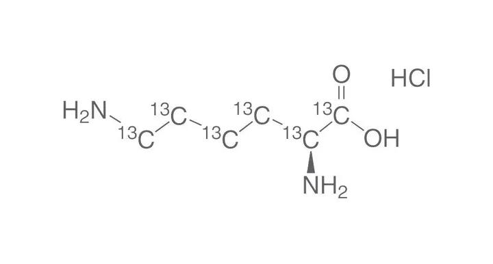 L-Lizină 13C6 monoclorhidrat, min. 98 % 13C, 100 mg, sticlă — Carl Roth, cod 2083.1
