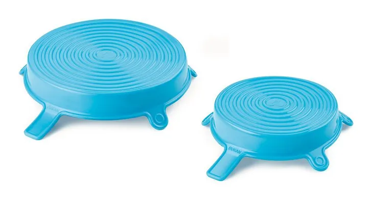 Set capace de silicon DURAN®, XL/XXL, , Cyan, 1 set — Carl Roth, cod 208T.1