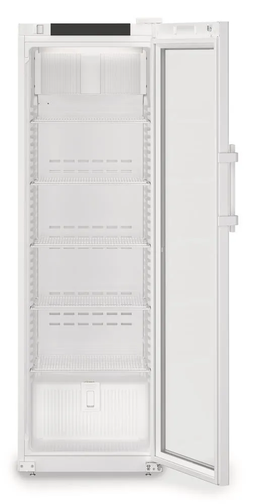 Frigider performant, SRFvg 4011, ușă de sticlă, 297 l, 5 baze, 1 bucată — Carl Roth, cod 20ET.1