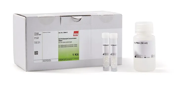 ROTI®SampleConcentrator Apă, 50 Prep., pentru biologie moleculară, 1 kit, carton — Carl Roth, cod 20N4.2