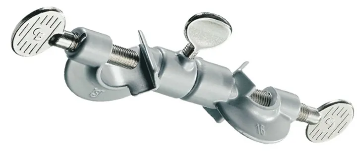 Nucă dublă, rotativă, zinc turnat sub presiune, vopsită în câmp electrostatic,, 1 bucată — Carl Roth, cod 2136.1