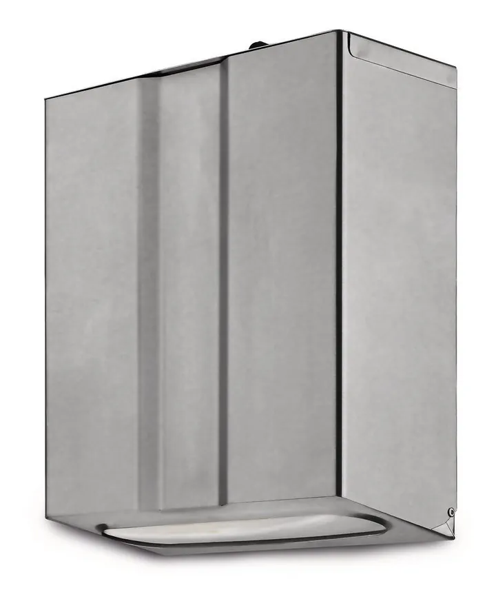 Dozator de prosoape de mână SEKUROKA GentleV, Oțel inoxidabil, 260x320x120 mm — Carl Roth, cod 224A.1