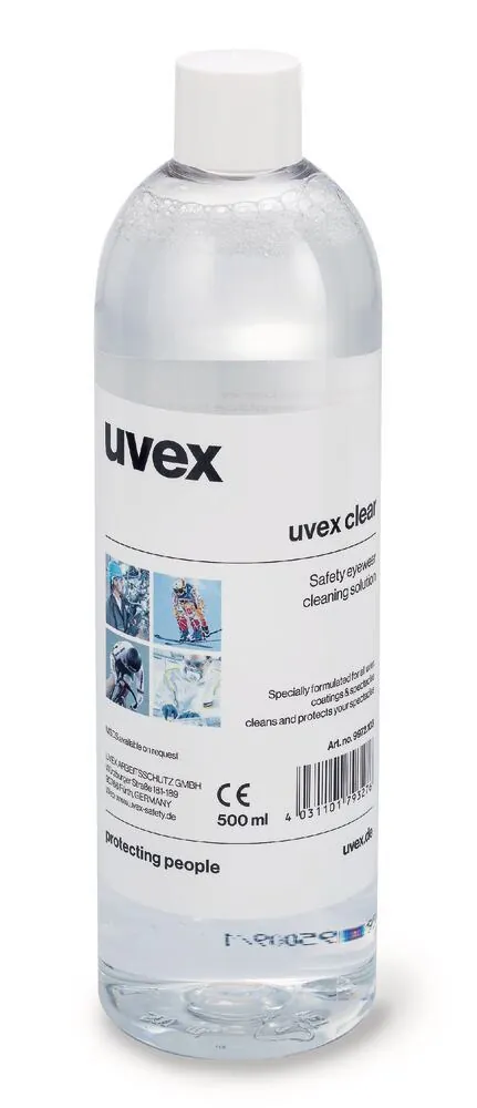 Flacon de reumplere lichid de curățare 0.5 l, Pentru stația de curățare ochelari UVEX 9970005 — Carl Roth, cod 225A.1