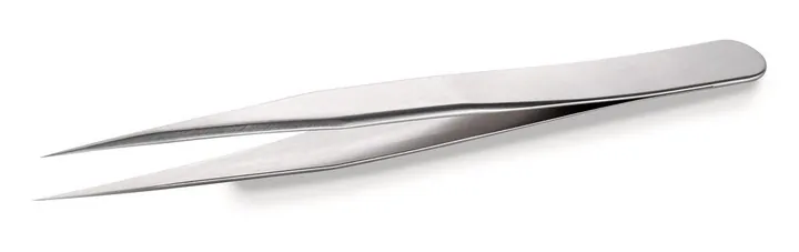 Pensetă de precizie ROTILABO®, tip SA dreaptă 1, L 120 mm, SS 0.10 mm — Carl Roth, cod 229N.1