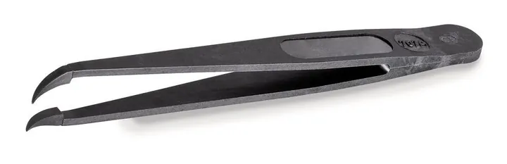 ROTILABO® pensetă din plastic, Vârf curbat fin, 50 bucăți — Carl Roth, cod 229T.1