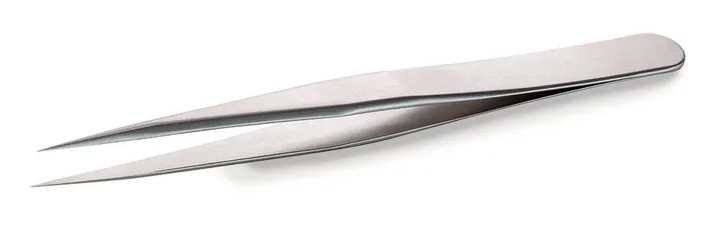 ROTILABO® pensetă de precizie, Dreaptă SA tip 3C, L 110 mm SS 0.12 mm — Carl Roth, cod 229X.1