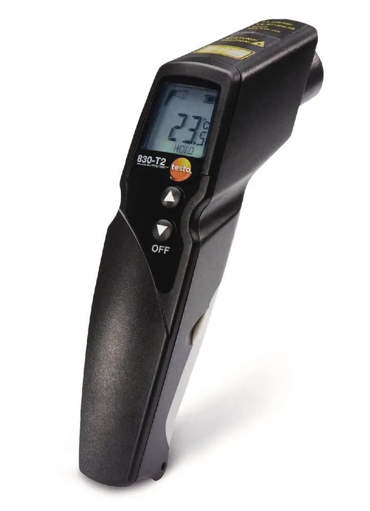 Termometru infraroșu testo 830 T2, Cu conexiune pentru termometru extern — Carl Roth, cod 22C5.1