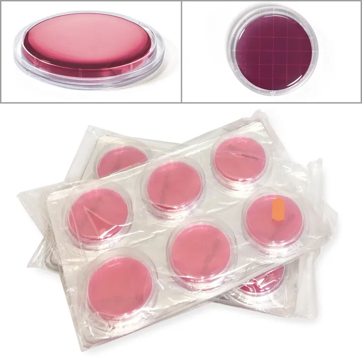 ROTI®ContiPlate MacCon, gata de utilizare, steril, pentru microbiologie, 30 buc., cutie — Carl Roth, cod 2313.1