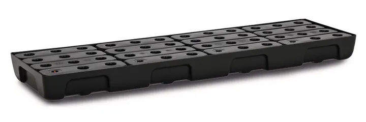 Tavă de colectare pentru butoaie mici, PE, 130x40 cm, capacitate de reținere 28 l cu grătar — Carl Roth, cod 23A6.1