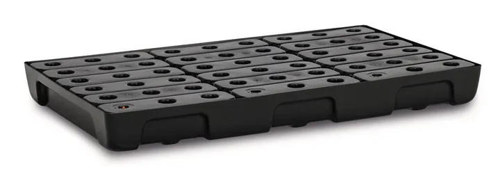 Tavă de colectare pentru butoaie mici, PE, 100x60 cm, capacitate de reținere 33 l cu grătar — Carl Roth, cod 23AE.1