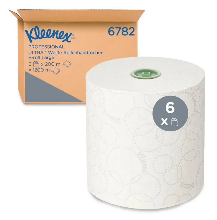 Prosop rolă Kleenex Ultra 6782, hârtie Airflex, 2 straturi, 19.5 cm x 200 m — Carl Roth, cod 23C0.1