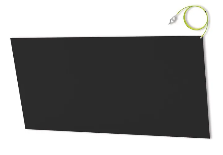 Covoraș antistatic b.safe, 1200 x 600 mm, negru, incl. cablu (1.5 m) și clemă — Carl Roth, cod 23LL.1