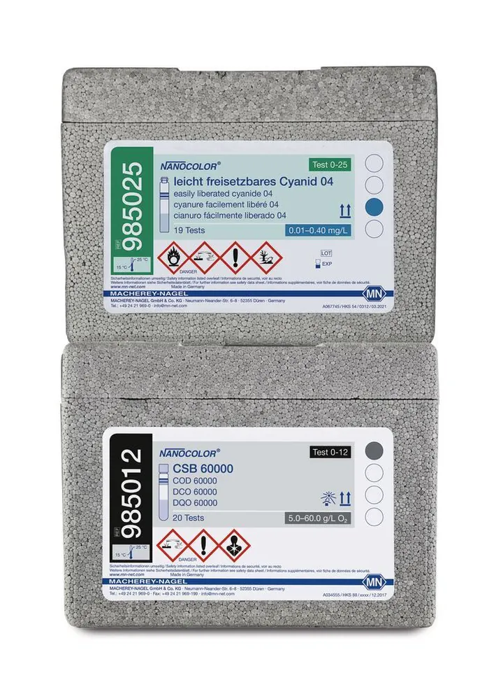 Test cu cuvetă rotundă NANOCOLOR®, Cianură 04 (ușor eliberabilă), 1 bucată — Carl Roth, cod 23P9.1