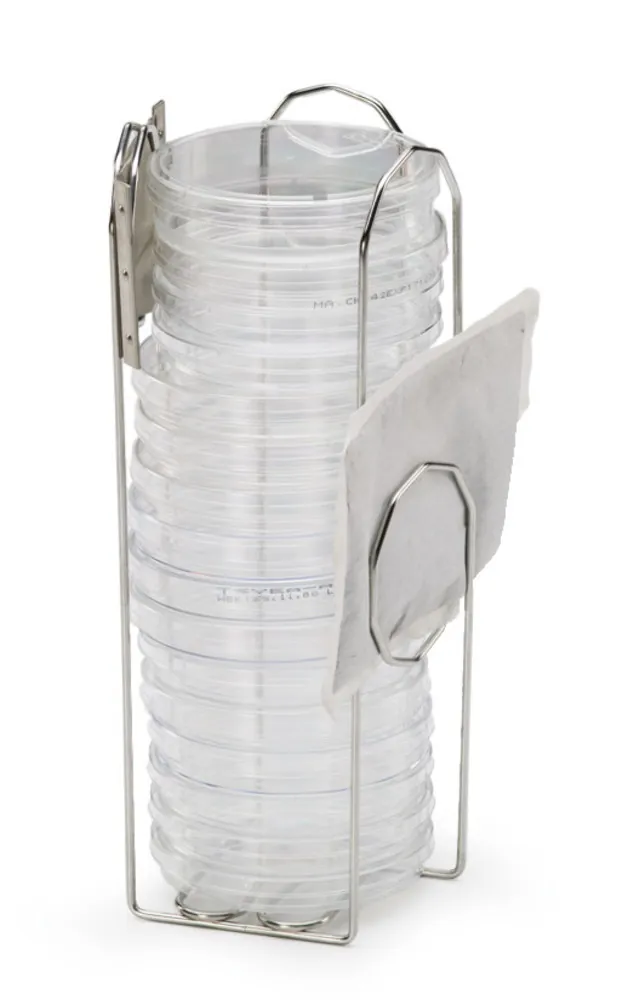 Suport pentru plăci Petri, mic, 10 plăci Petri Ø 60-100 mm, 1 buc. — Carl Roth, cod 2415.1