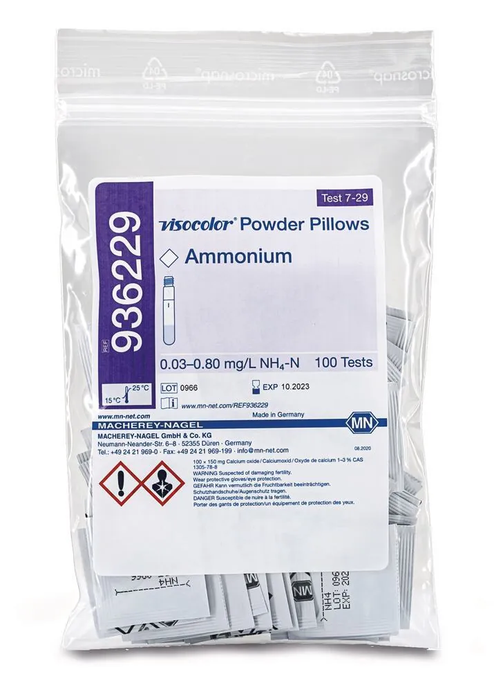 VISOCOLOR Powder Pillows, Amoniu, 1 unitate(ăți) — Carl Roth, cod 24TT.1