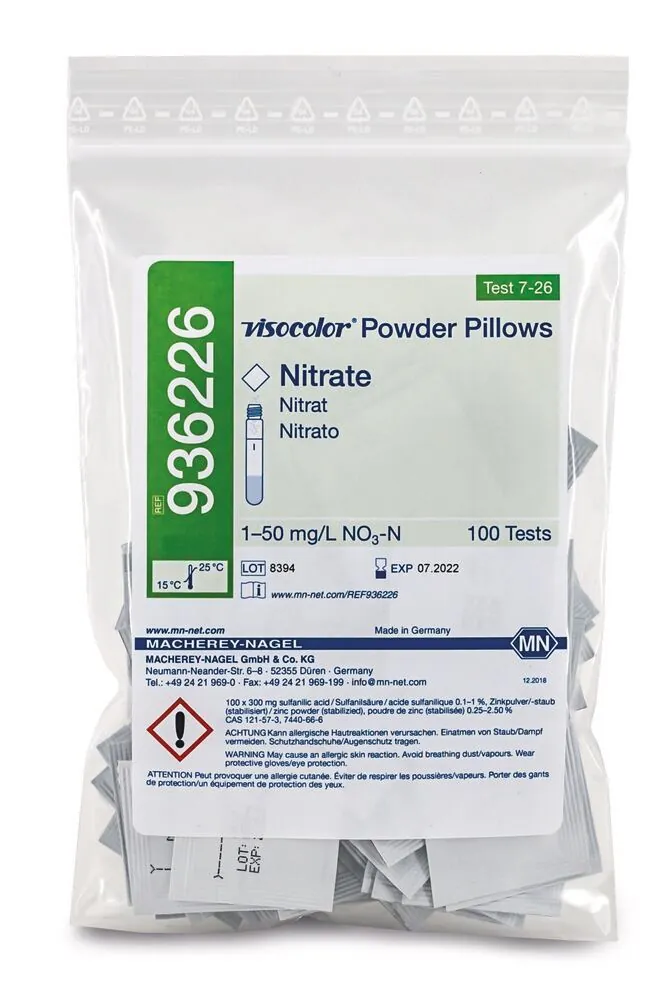 VISOCOLOR Powder Pillows, Azotat, 1 bucată — Carl Roth, cod 24X3.1