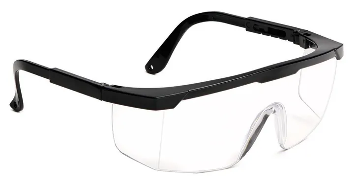 Ochelari de protecție BL130, ramă neagră, lentilă clară, filtru UV, 1 bucată — Carl Roth, cod 250P.1