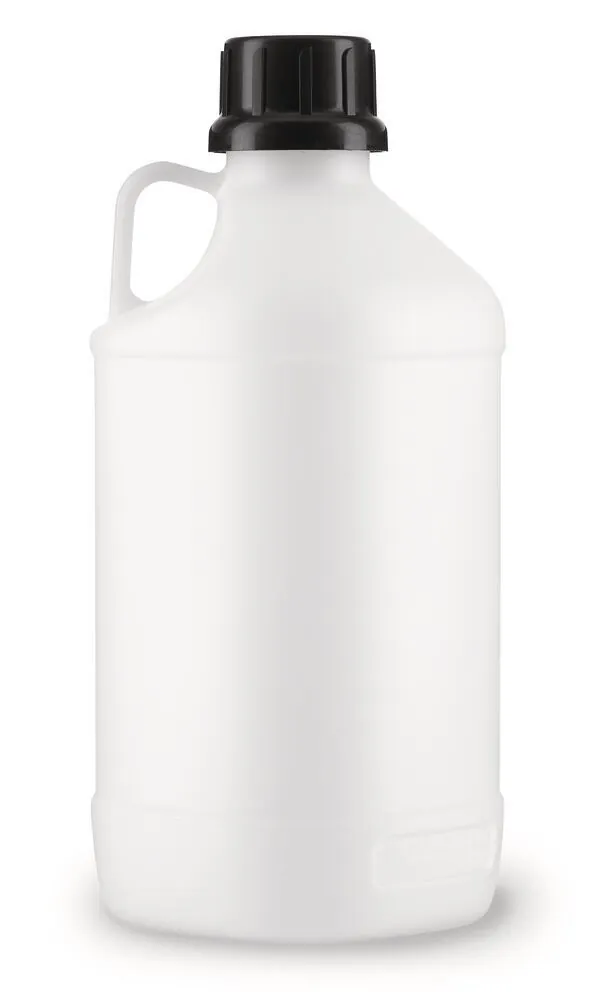 Sticlă cu gât îngust 308/310 culori naturale, 2500 ml, mâner mic — Carl Roth, cod 256K.1