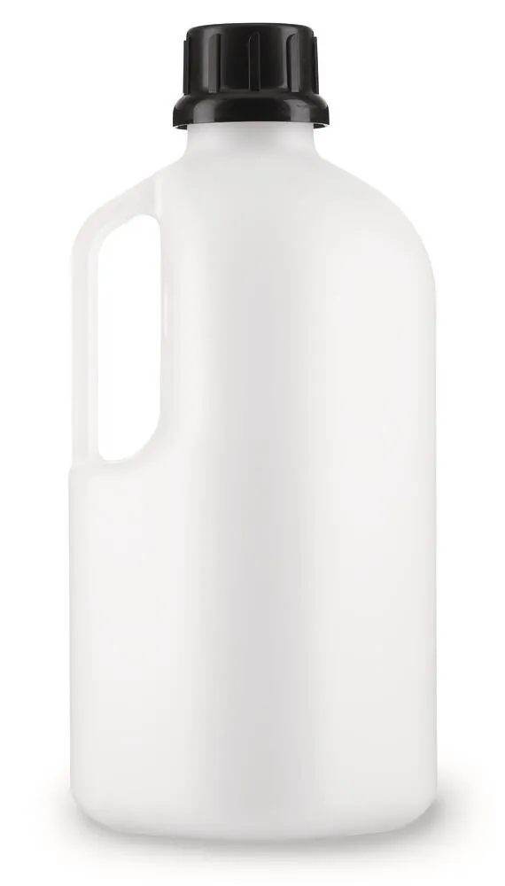 Sticlă cu gât îngust 308/310 culori naturale, 2500 ml, mâner mare, 25 bucăți — Carl Roth, cod 256N.1