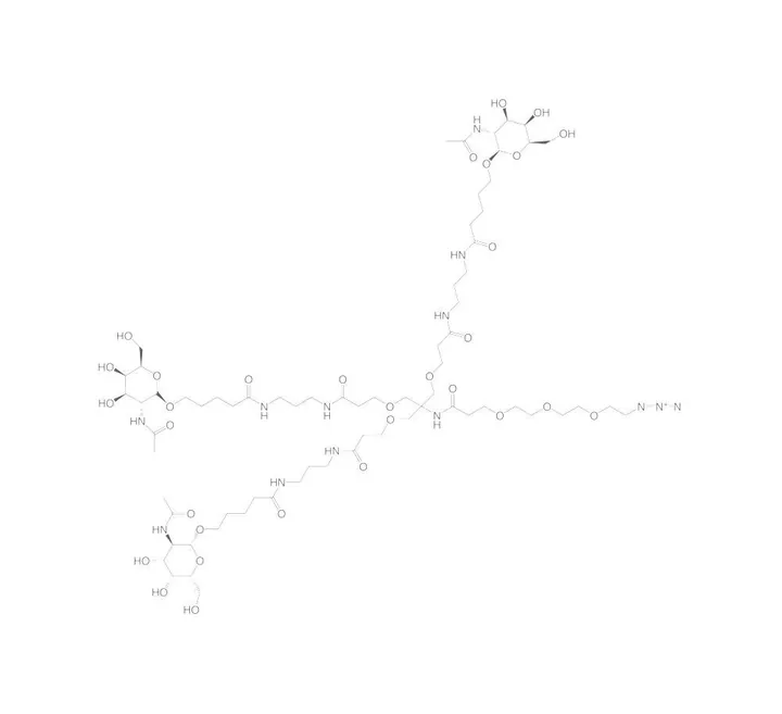 Tri-β-GalNAc-PEG3-Azide, min. 95 %, 10 mg, plastic — Carl Roth, cod 25A1.2