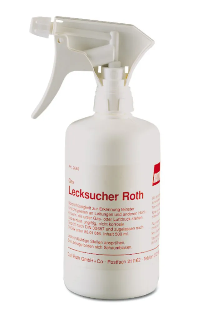 Tester de scurgeri de gaz Roth, lichid special, flacon cu pulverizator, 1 unitate(s) — Carl Roth, cod 2686.1