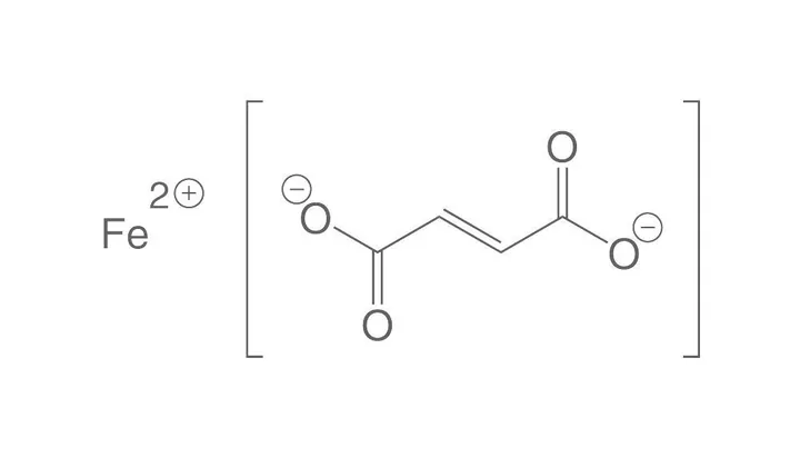 Fumarat de fier(II), min. 97 %, pentru biochimie, 100 g, plastic — Carl Roth, cod 2736.1