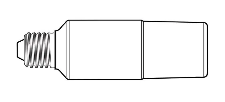 Bec LED E27, 12 W, pentru lampă de birou Office, 1 unitate — Carl Roth, cod 27TC.1