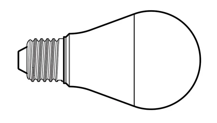 Bec LED E27, 7 W, pentru lampă de birou Study, 1 unitate — Carl Roth, cod 27TE.1